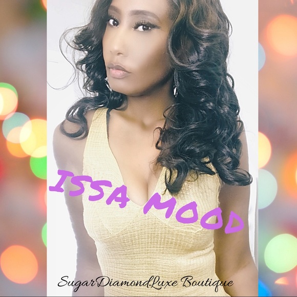 Cynful in Gold Sleeveless Metallic Dress - Picture 7 of 7